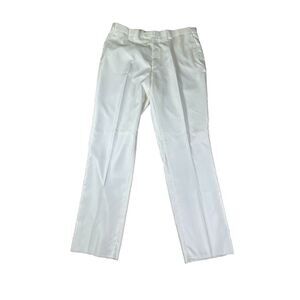 Blu‎ Martini Men's Size 42 Long Fit Raw hem Dress Pants NWOT, Ivory